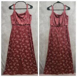 Vintage Lorrie Deb Ditsy Floral Made in USA Maxi Dress size Small